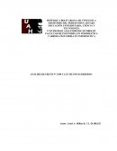 ANÁLISIS DECRETO N° 3390 Y LEY DE INFO GOBIERNO