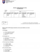 PRUEBA COMPRENSIÓN DE LECTURA “EL PRINCIPITO”