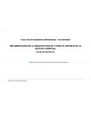 IMPLEMENTACIÓN DE LA ARQUITECTURA DE TI PARA EL SOPORTE DE LA GESTION COMERCIAL.
