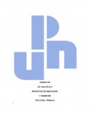 El proyecto de innovación docente modalidad acción docente.