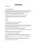 CUESTIONARIO ¿QUÉ ES AROMA TERAPIA?