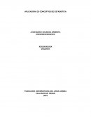 APLICACIÓN DE CONCEPTOS DE ESTADISTICA.