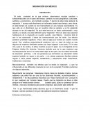 Migracion en Mexico.