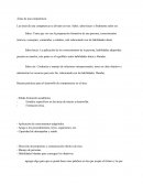 Áreas de una competencia