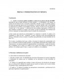 PRENSA Y PODER POLÍTICO EN MÉXICO