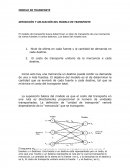 MODELO DE TRANSPORTE DEFINICIÓN Y APLICACIÓN DEL MODELO DE TRANSPORTE
