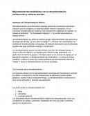 Mejoramiento del rendimiento con la retroalimentación, retribuciones y refuerzo positivo.