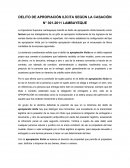 DELITO DE APROPIACIÓN ILÍCITA