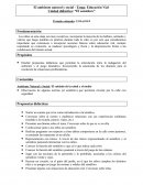 El ambiente natural y social - Tema: Educación Vial