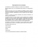 La empresa es una cafetería ecológica que constara de dos categorías