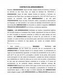 Contrato de arrendamiento Honduras