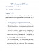 TEMA: El Amanecer del Hombre