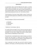 La Argumentacion existe a través del diálogo entre dos sujetos