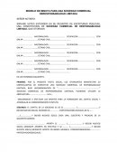 SIRVASE USTED EXTENDER EN SU REGISTRO DE ESCRITURAS PÚBLICAS, UNA CONSTITUCION DE SOCIEDAD COMERCIAL DE RESPONSABILIDAD LIMITADA, QUE OTORGAN: