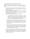 PREGUNTAS ORIENTADORES EVALUACIÓN INTRODUCCIÓN A LA CARRERA