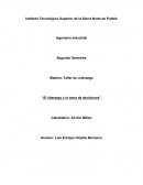 El Liderazgo y toma de decisiones.