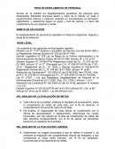 TIPOS DE DESPLAMIENTO DE PERSONAL