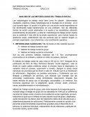ANALISIS DE LAS METODOLOGIAS DEL TRABAJO SOCIAL