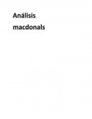 Análisis macdonals ANALISIS PEST
