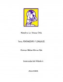 Ensayo pensamiento y lenguaje.