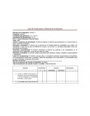 Lista de Cotejo para el Informe