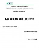 LAS BATALLAS EN EL DESIERTO.