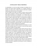 AUTOEVALUACIÓN “TRABAJO TRANSVERSAL”