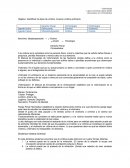 Identificar los tipos de víctima, conocer víctima-victimario.