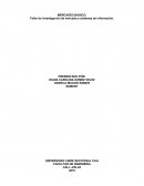 Taller de investigación de mercado y sistemas de información.