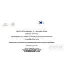 INFORME FINAL DE FORMULACION Y EVALUACION DE PROYECTOS.