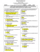 Examen de ciencias.