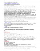 La primera parte comprende desde la linea 1 “Uno de los” hasta la linea 7