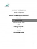 TEMA: ¿QUÉ ES LA ECONOMÍA?