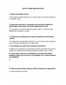 Guia de trabajo de seguridad social.