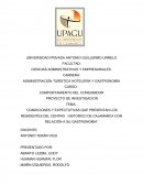 CONDICIONES Y EXPECTATIVAS QUE PRESENTAN LOS RESIDENTES DEL CENTRO HISTORICO DE CAJAMARCA CON RELACIÓN A SU GASTRONOMIA