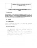 INFORME DE IMPLEMENTACIÓN ACTIVIDADES DE SEGURIDAD Y SALUD EN EL TRABAJO