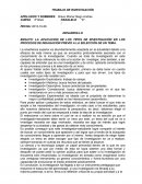 LA APLICACIÓN DE LOS TIPOS DE INVESTIGACIÓN EN LOS PROCESOS DE INDAGACIÓN