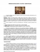 PERIODO ONTOLÓGICO: PLATÓN Y ARISTÓTELES.