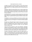 COMO QUIERO QUE SEA LA IGLESIA.