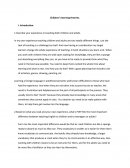 Children’s learning theories.