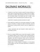 Dilemas morales.