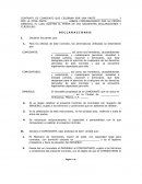 Formato de Contrato de Comodato.
