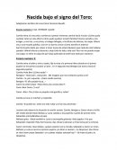 Nacida Bajo El Signo Del Toro.