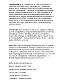 La Biodiversidad.