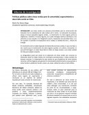 Políticas publicas áreas verdes Chile.