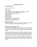 MODELO DE ANAMNESIS PSICOLOGICO