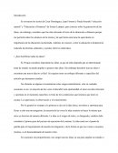 Relevancia de las ideas