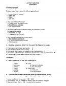 Activity section chapter 1 Comprehension