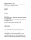 Informe de laboratorio de Química.
