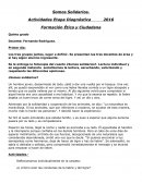 Somos Solidarios - Formación Ética y Ciudadana.